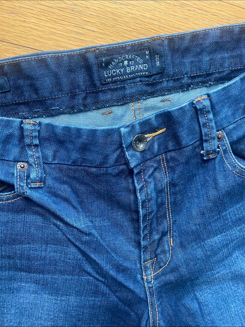 Lucky Brand Dark Blue sweet Jean Crop Cropped Jeans